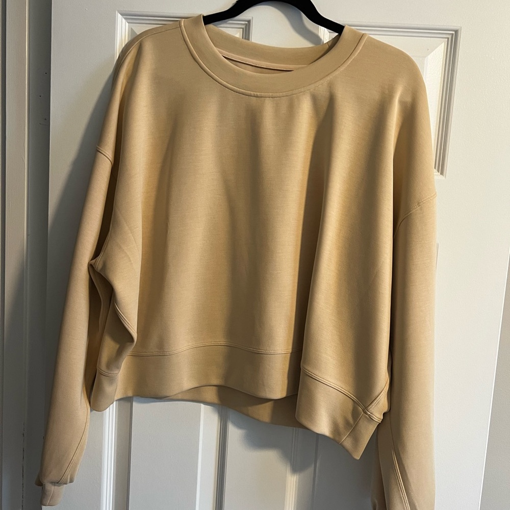 Lululemon Beige Oversized Sweatshirt